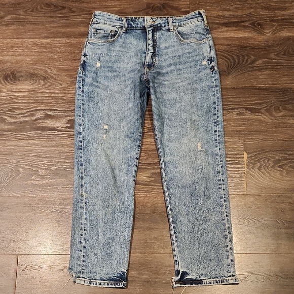 ❤️ NWOT! ANTHROPOLOGIE PILCRO BORROWED BOYFRIEND JEANS, 6 (28) - Picture 6 of 15